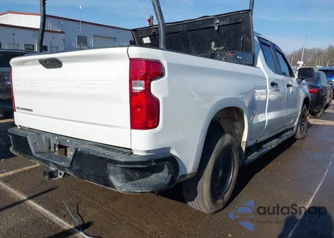2019 Chevrolet Silverado 1500 Work Truck from USA, damaged, VIN 1GCRWAEF6KZ274889